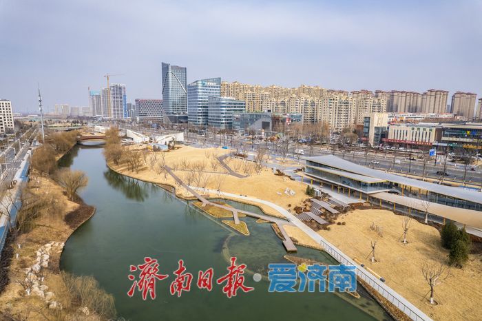 项目强省会｜产城融合新名片，杨家河公园绘就冬日画卷