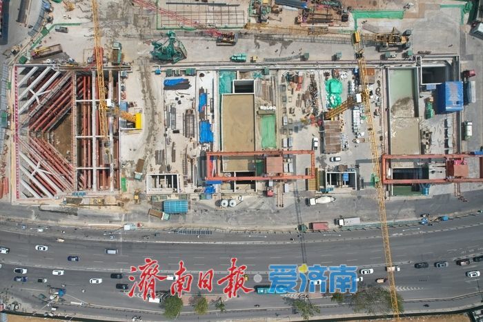 抢抓施工窗口期，济南轨道交通7号线建设驶入快车道