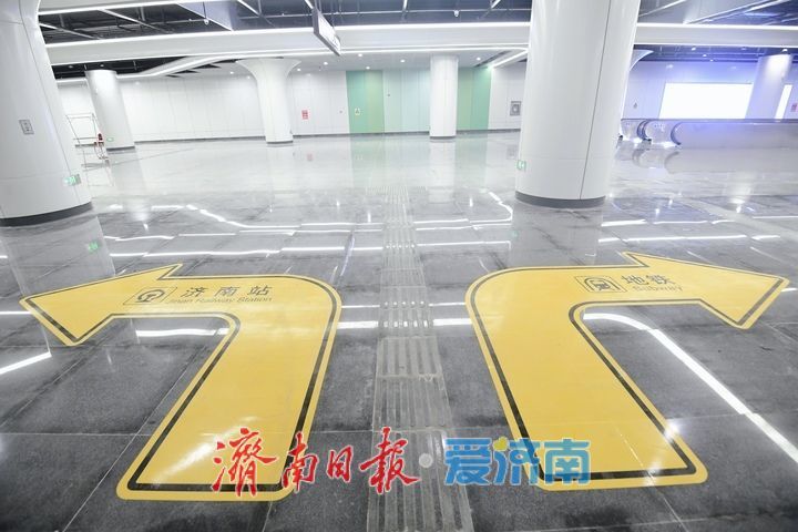 首设“自动步道”，轨交2号线连通济南火车站北广场地下通道即将投用