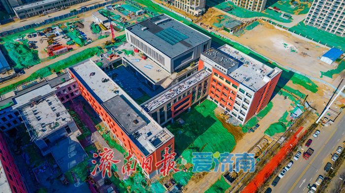 济南起步区教育布局再升级：起步区崔寨安置二区36班小学项目即将竣工