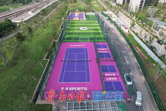 济南西部春风悦动公园北段扩建区域焕新开放