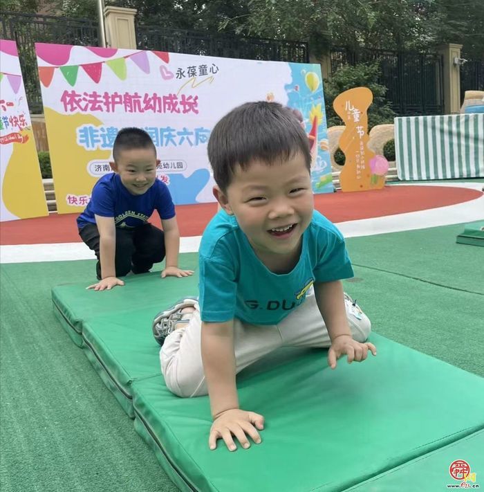 法治非遗共绘童真画卷！济南高新区中垠雅苑幼儿园别样庆“六一”