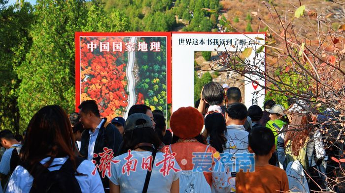 一年四季 泉在济南丨“平分秋色”胜景上线，济南蝎子山迎来“打卡热”！