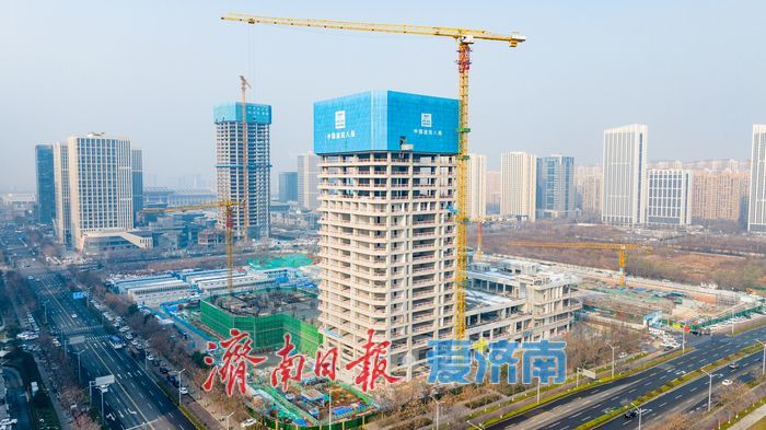 济南西客站片区中轴线再添地标，中轴线B-3构筑城市新引擎