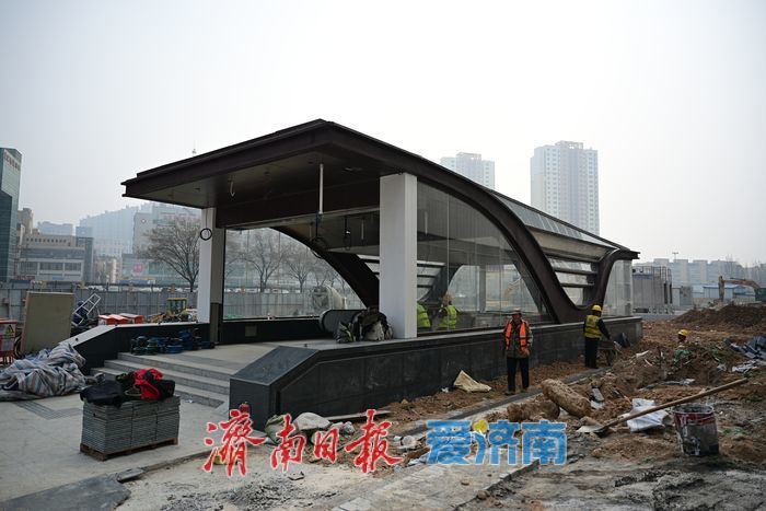 项目强省会｜济南轨道交通西市场站建设有序推进 6号线西市场站建设全力冲刺