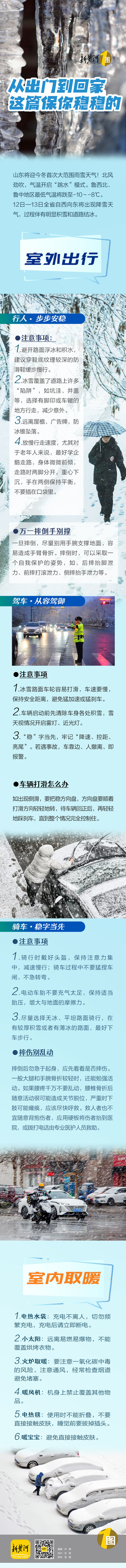 山东将迎今冬首次大范围雨雪！从出门到回家，这篇保你稳稳的 