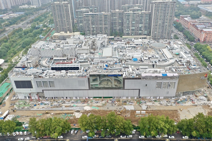 龙湖济南西城天街施工最新进展！预计10月底开门迎客