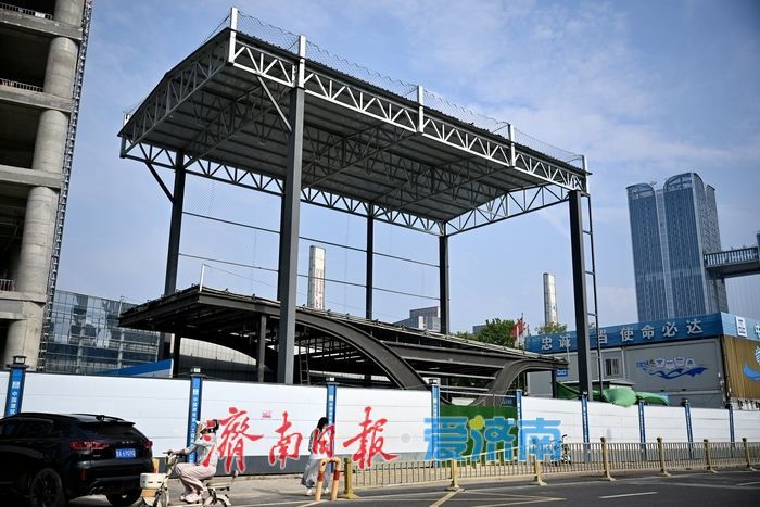 颜值拉满！济南轨道交通6号线山东会展中心站实景渐显