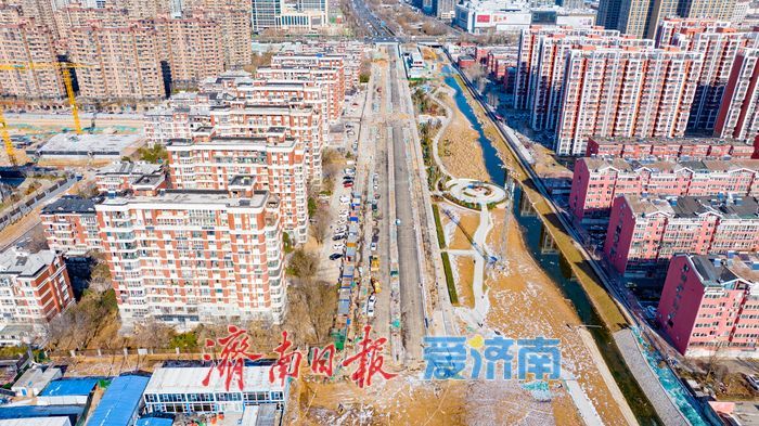 项目强省会｜腊山河西路南延工程步入收尾阶段，滨水景观带初展新颜