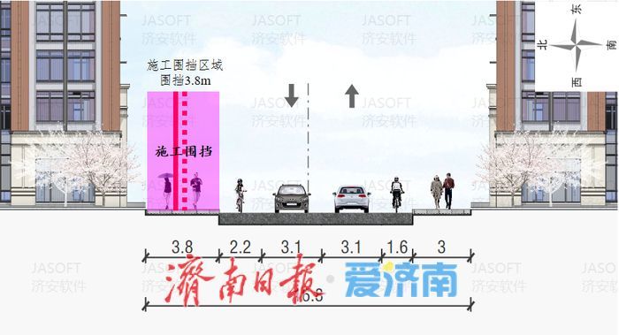 注意绕行！济南小清河南路（济泺路-北水南线桁架）将进行热力施工