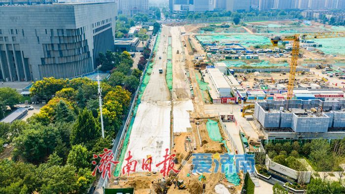 双向两车道变六车道！泺邑路南段改造破解 CBD 片区出行堵点