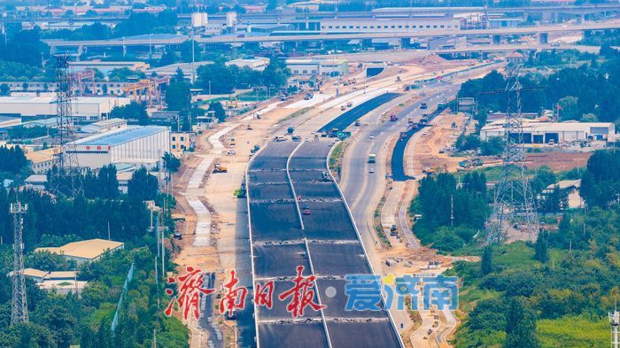 40 公里东西向快速大通道成型！济南工业北路东延提速建设