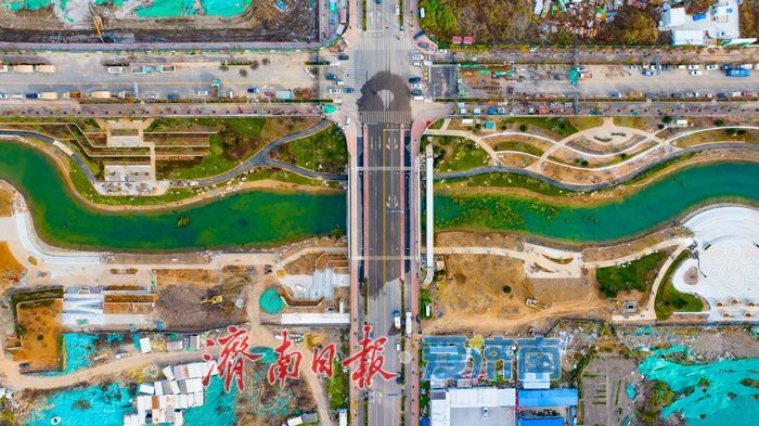 项目强省会｜济南中泺河景观改造加速推进，打造集“游娱学研行”于一体的城市活力走廊