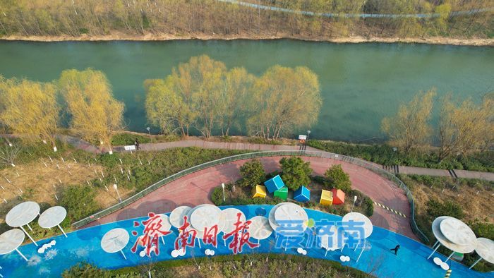 小清河春色浓 春满泉城生态廊