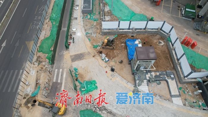 项目强省会｜经一纬六站部分围挡拆除 轨交6号线建设攻坚冲刺