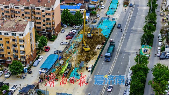 项目强省会｜天桥区无影山北路排水改造工程进入收尾阶段 预计5月30日完工