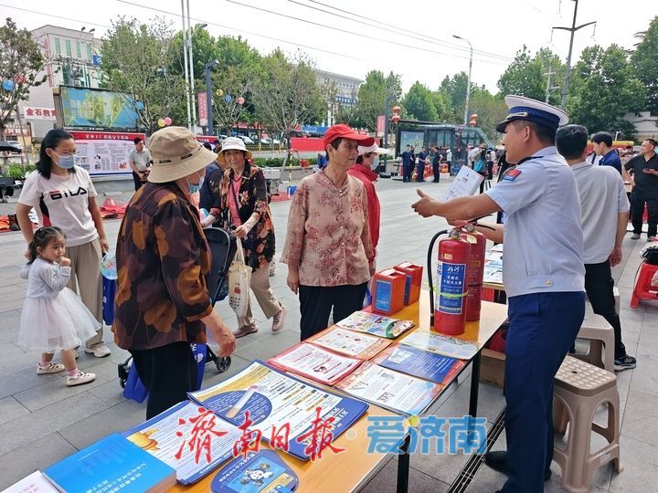 济南消防多措并举筑防线 “花式”宣传点亮“安全生产月”