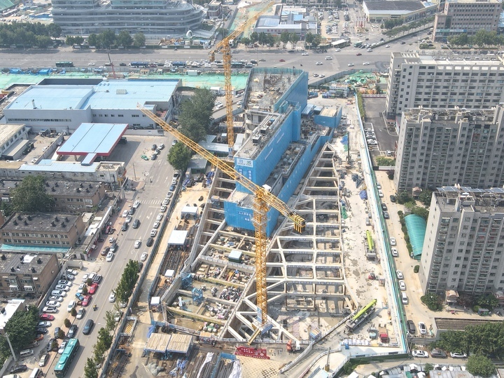 济南经十路旁打造“地铁上盖综合体”