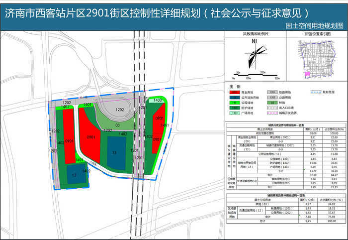 项目强省会｜济南“西大门”街区控规公示，塑造高品质城市景观界面