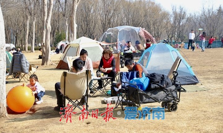 天暖人欢畅 去济南森林公园露营吧
