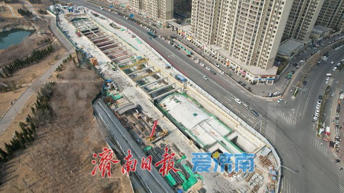 轨道交通9号线荷花路站与卧牛山地质公园“融合”