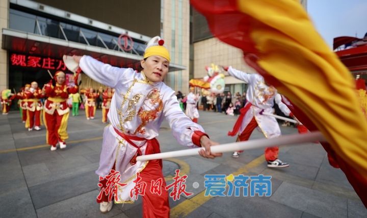 鼓子秧歌舞起来 济南“非遗版”春节年味浓