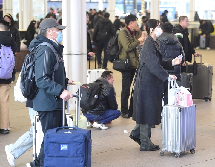 2024年春运临近尾声，济南火车站客流平稳有序