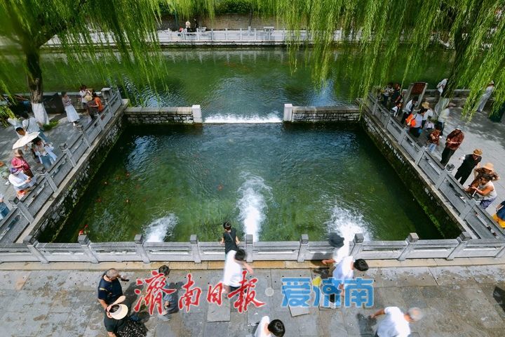 212天后，济南黑虎泉水位再度突破30米大关