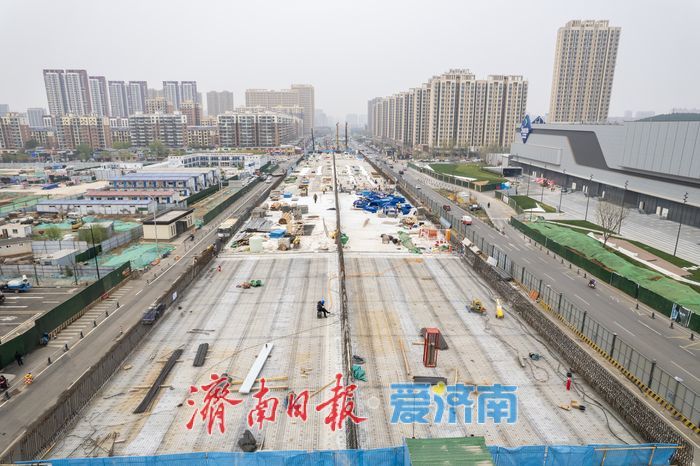 济南凤凰黄河大桥南延工程“加速跑”，城市发展轴线愈发清晰