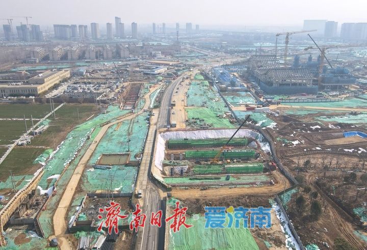 项目强省会｜黄河大道二期基础设施建设加速推进