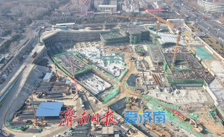 济南首个轨交地下TOD综合体项目立体商业空间亮相