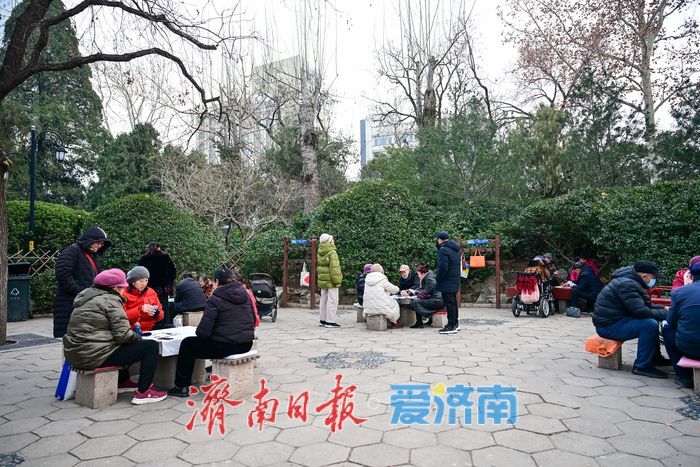 一年四季 泉在济南丨暖身又暖心 中山公园成市民冬日打卡地