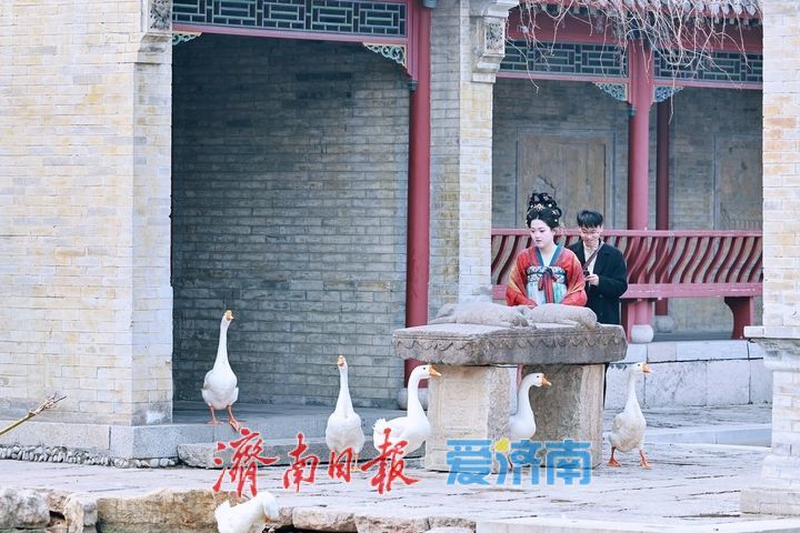 打卡明水古城孟家大院 赴一场儒商古院与泉水的春日之约