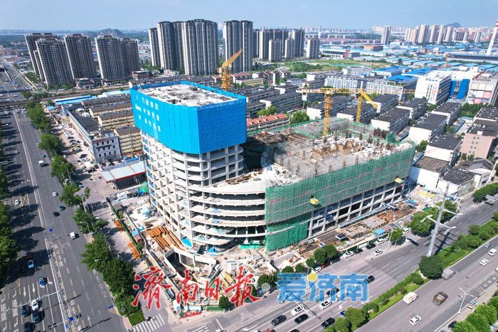 项目强省会｜黄河南岸TOD新地标 万融广场建设提速展新姿