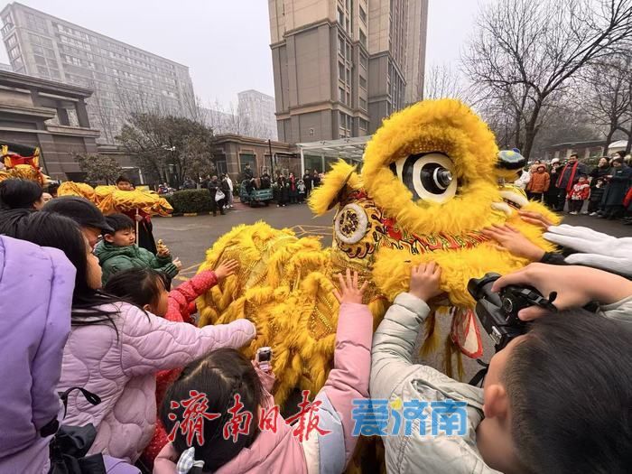 龙腾狮跃闹元宵 社区年味浓情满邻里