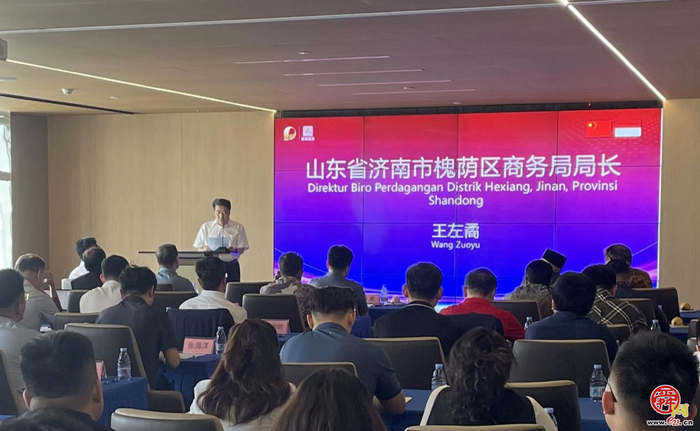 2025年山东国际友好城市合作与发展大会暨印尼楠榜省·山东省招商交流会在济南槐荫区举办