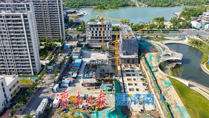 项目强省会｜济南市北湖核心区B-1地块项目建设稳步推进 打造区域商务新标杆