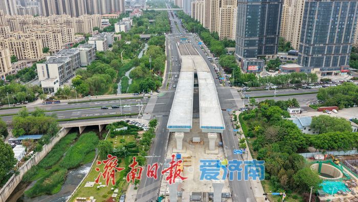 项目强省会｜贯通“西兴”动脉 济南腊山河西路北延工程全速推进