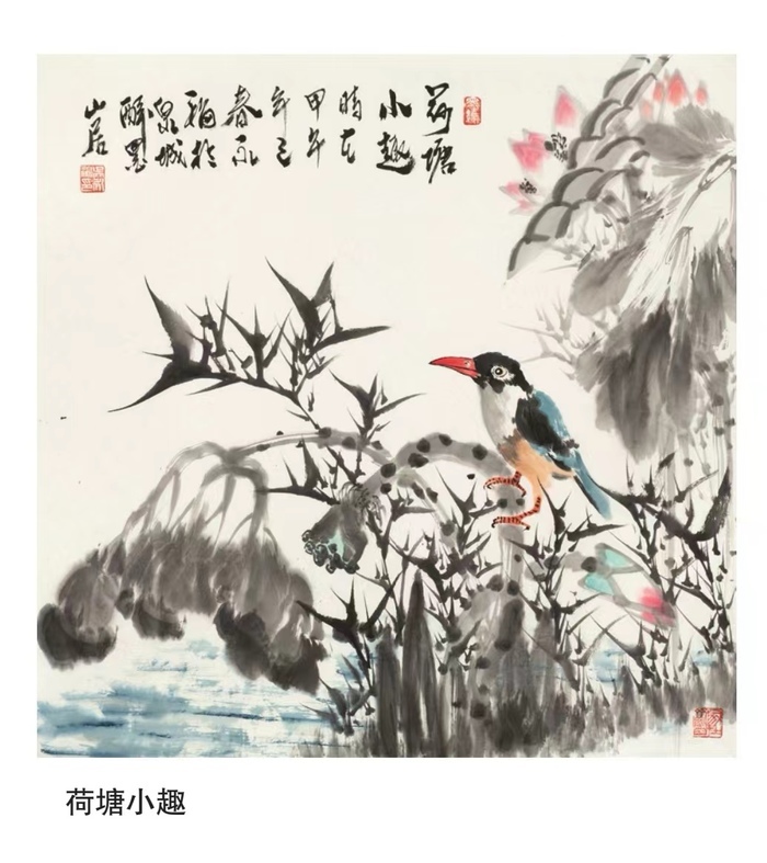 “齐鲁墨韵——吴永福中国画巡回展”第四站（临朐）暨捐赠仪式在潍坊临朐举办