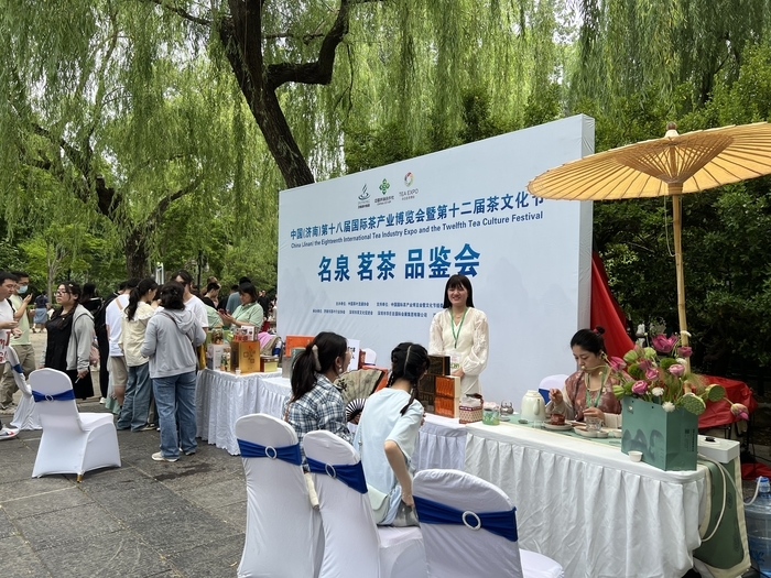 名茶泉水一相逢便胜却人间无数 “名泉茗茶品鉴会”趵突泉畔成功举办