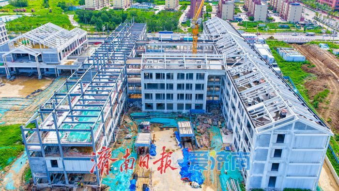 济南黄河北优质教育项目提速 省实验中学鹊华校区小学部雏形初现