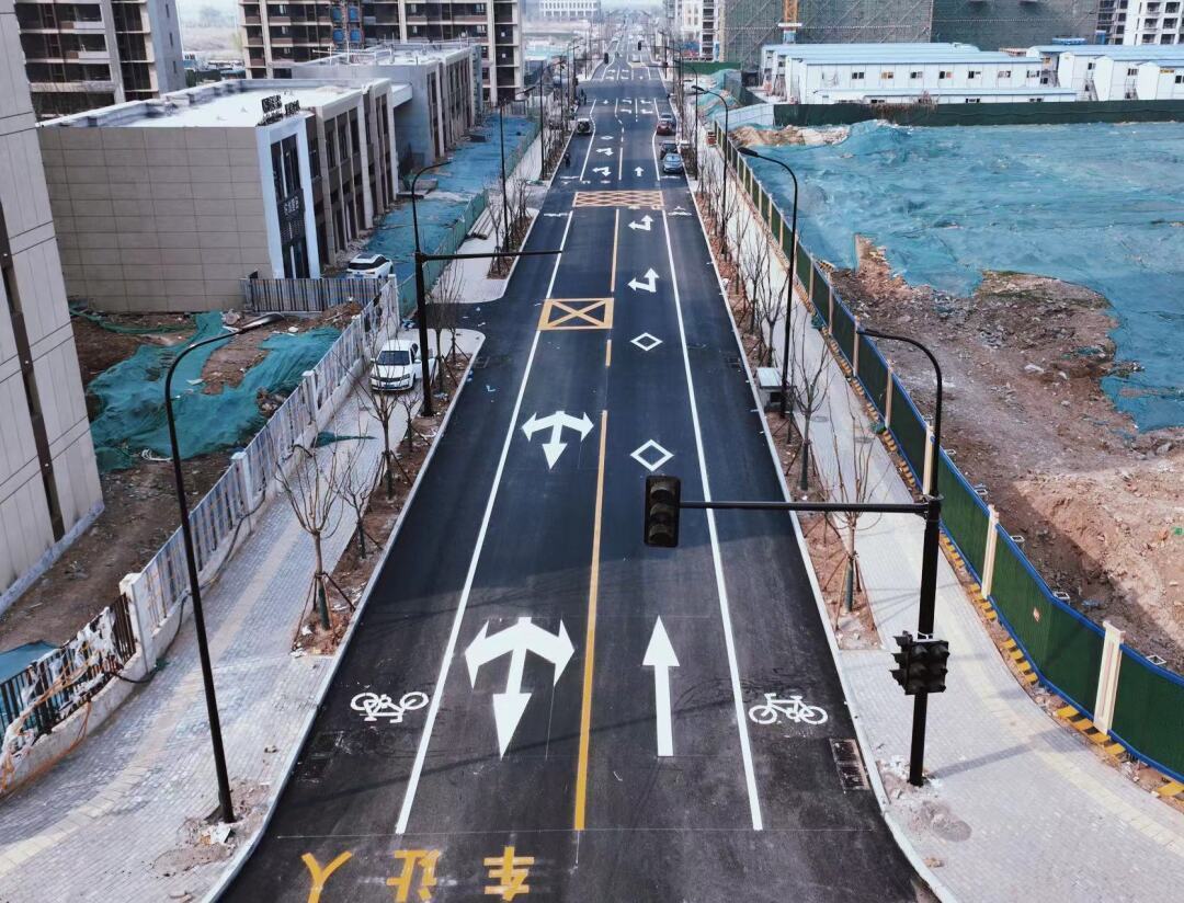 中粮大悦城市政道路建设工程顺利完工通车