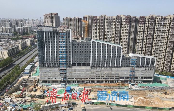 项目强省会｜济南老商埠首座大型TOD项目进入外立面装饰阶段