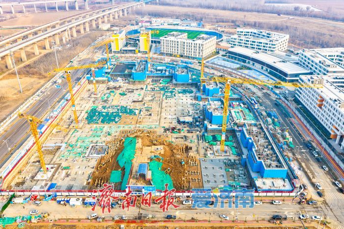 济南起步区大桥片区都市阳台东组团B-3、B-6地块开工建设 优质居住配套加速成型