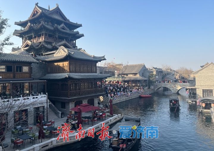 “泉”在济南过大年丨赏泉品韵寻年味 明水古城春意浓