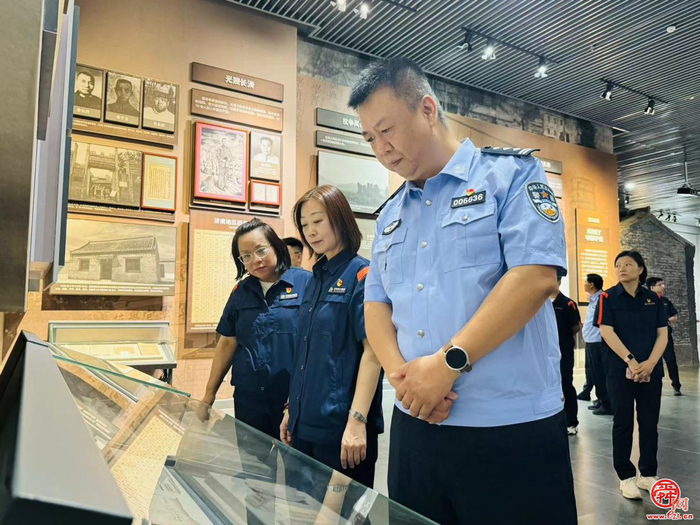 濟南熱力集團：警企攜手同行 踏尋紅色記憶