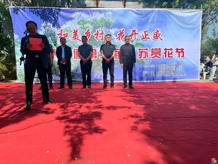 普集街道杨官党建工作区第二届流苏赏花节开幕啦！