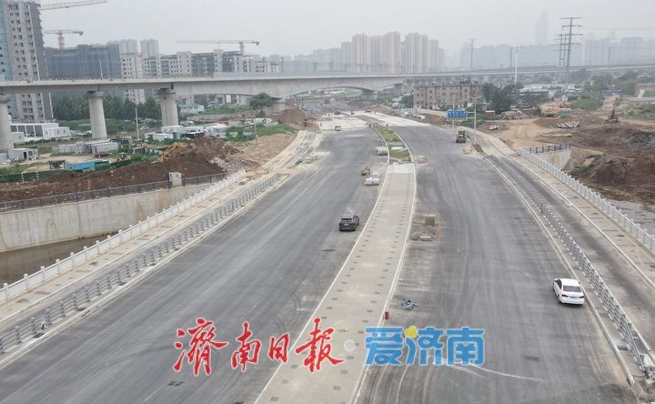 项目强省会｜奥体西路北延项目有新进展，下穿黄东联络线及胶济铁路立交桥两段道路将“牵手”