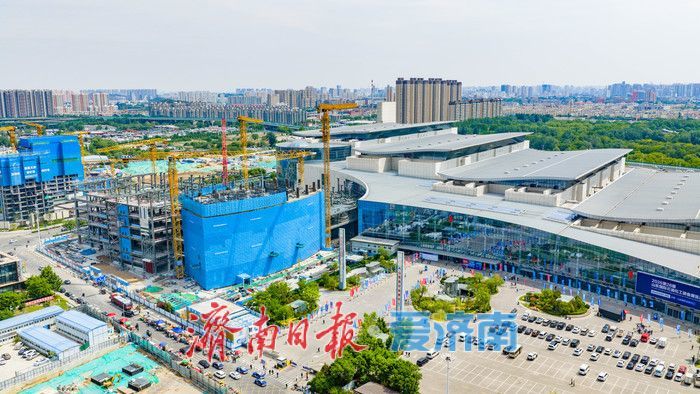 山东国际会展中心配套项目建设有序推进 地标雏形初显赋能区域发展