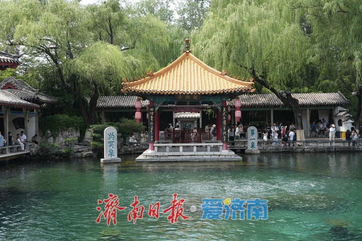 趵突泉再涨18厘米，跃居近十年地下水位历史同期第三位